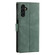Samsung Galaxy A16 5G Nail Skin Feel Stitching Calf Texture Leather Phone Case - Green
