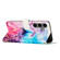 Samsung Galaxy A16 5G Painted Marble Pattern Leather Phone Case - Pink Purple
