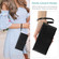 Samsung Galaxy A16 5G Peony Flowers Imprint Leather Phone Case - Black