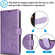 Samsung Galaxy A16 5G Peony Flowers Imprint Leather Phone Case - Purple
