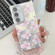 Samsung Galaxy A16 5G Plating Texture Butterfly Wristband TPU Phone Case with Glitter Lens Film - Pink Butterflies HU5