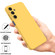 Samsung Galaxy A16 5G Pure Color Liquid Silicone Shockproof Full Coverage Phone Case - Yellow