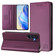 Samsung Galaxy A16 5G RC01 Dual-Folded Magnetic Suction RFID Leather Phone Case - Violet