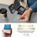 Samsung Galaxy A16 5G Rhombic Dual Buckle Card Slots Phone Case with Lanyard - Black