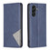 Samsung Galaxy A16 5G Rhombus Texture Magnetic Leather Phone Case - Blue Samsung Galaxy A16 5G Rhombus Texture Magnetic Leather Phone Case - Blue