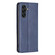 Samsung Galaxy A16 5G Rhombus Texture Magnetic Leather Phone Case - Blue Samsung Galaxy A16 5G Rhombus Texture Magnetic Leather Phone Case - Blue