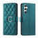 Samsung Galaxy A16 5G Ring Buckle Rhombic Leather Phone Case - Green Samsung Galaxy A16 5G Ring Buckle Rhombic Leather Phone Case - Green