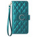 Samsung Galaxy A16 5G Ring Buckle Rhombic Leather Phone Case - Green Samsung Galaxy A16 5G Ring Buckle Rhombic Leather Phone Case - Green