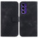 Samsung Galaxy A16 5G Seven-shaped Embossed Leather Phone Case - Black