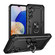 Samsung Galaxy A16 5G Shockproof TPU + PC Phone Case with Holder - Black