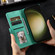 Samsung Galaxy A16 5G Simple 6-Card Wallet Leather Phone Case - Green