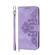 Samsung Galaxy A16 5G Skin Feel Flowers Embossed Wallet Leather Phone Case - Purple