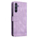 Samsung Galaxy A16 5G Skin Feel Life Tree Metal Button Leather Phone Case - Purple