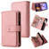 Samsung Galaxy A16 5G Skin Feel Multi Card Slots Zipper Wallet Leather Phone Case - Pink