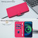 Samsung Galaxy A16 5G Skin Feel Solid Color Leather Phone Case with Lanyard - Rose Red