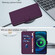 Samsung Galaxy A16 5G Skin Feel Solid Color Leather Phone Case with Lanyard - Violet