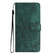 Samsung Galaxy A16 5G Skin-feel Embossed Butterfly Leather Phone Case - Green Samsung Galaxy A16 5G Skin-feel Embossed Butterfly Leather Phone Case - Green