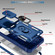 Samsung Galaxy A16 5G Sliding Camshield TPU + PC Phone Case with Holder - Navy Blue