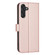 Samsung Galaxy A16 5G Square Texture Leather Phone Case - Rose Gold
