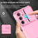 Samsung Galaxy A16 5G Stereoscopic Holder Sliding Camshield Phone Case - Pink
