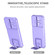 Samsung Galaxy A16 5G Stereoscopic Holder Sliding Camshield Phone Case - Purple