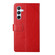 Samsung Galaxy A16 5G Y-shaped Pattern Flip Leather Phone Case - Red