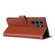 Samsung Galaxy S25 Ultra 5G 3-Card Slots Multifunctional Leather Phone Case - Brown