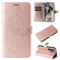 Samsung Galaxy S25 Ultra 5G 3D Butterfly Embossed Pattern Flip Leather Phone Case - Rose Gold