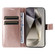 Samsung Galaxy S25 Ultra 5G 3D Butterfly Embossed Pattern Flip Leather Phone Case - Rose Gold