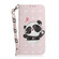 Samsung Galaxy S25 Ultra 5G 3D Colored Horizontal Flip Leather Phone Case - Heart Panda