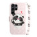 Samsung Galaxy S25 Ultra 5G 3D Colored Horizontal Flip Leather Phone Case - Heart Panda