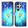 Samsung Galaxy S25 Ultra 5G 3D Painting Horizontal Flip Leather Phone Case - Golden Butterfly