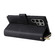 Samsung Galaxy S25 Ultra 5G 9-Card Slots Zipper Wallet Bag Leather Phone Case - Black
