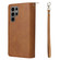 Samsung Galaxy S25 Ultra 5G 9-Card Slots Zipper Wallet Bag Leather Phone Case - Brown
