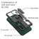 Samsung Galaxy S25 Ultra 5G Armor Warrior Shockproof PC + TPU Phone Case - Army Green Samsung Galaxy S25 Ultra 5G Armor Warrior Shockproof PC + TPU Phone Case - Army Green