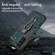 Samsung Galaxy S25 Ultra 5G Armor Warrior Shockproof PC + TPU Phone Case - Army Green Samsung Galaxy S25 Ultra 5G Armor Warrior Shockproof PC + TPU Phone Case - Army Green