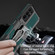 Samsung Galaxy S25 Ultra 5G Armor Warrior Shockproof PC + TPU Phone Case - Army Green