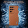 Samsung Galaxy S25 Ultra 5G AZNS Electroplated Edge Carbon Fiber Texture Phone Case - Blue