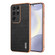 Samsung Galaxy S25 Ultra 5G AZNS Electroplated Frame Crocodile Texture Full Coverage Phone Case - Black Samsung Galaxy S25 Ultra 5G AZNS Electroplated Frame Crocodile Texture Full Coverage Phone Case - Black