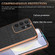 Samsung Galaxy S25 Ultra 5G AZNS Electroplated Frame Crocodile Texture Full Coverage Phone Case - Black Samsung Galaxy S25 Ultra 5G AZNS Electroplated Frame Crocodile Texture Full Coverage Phone Case - Black