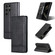 Samsung Galaxy S25 Ultra 5G AZNS Magnetic Calf Texture Flip Leather Phone Case - Black