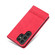 Samsung Galaxy S25 Ultra 5G AZNS Magnetic Calf Texture Flip Leather Phone Case - Red