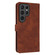 Samsung Galaxy S25 Ultra 5G AZNS Skin Feel Calf Texture Flip Leather Phone Case - Brown