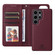 Samsung Galaxy S25 Ultra 5G BETOPNICE BN-005 2 in 1 Detachable Imitate Genuine Leather Phone Case - Wine Red