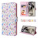 Samsung Galaxy S25 Ultra 5G Bronzing Painting RFID Leather Phone Case - Pansies