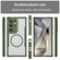 Samsung Galaxy S25 Ultra 5G Carbon Fiber Texture MagSafe Translucent Phone Case - Green