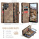 Samsung Galaxy S25 Ultra 5G CaseMe 008 Detachable Multifunctional Leather Phone Case - Brown
