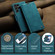 Samsung Galaxy S25 Ultra 5G CaseMe 013 Multifunctional Horizontal Flip Leather Phone Case - Blue