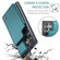 Samsung Galaxy S25 Ultra 5G CaseMe C22 Card Slots Holder RFID Anti-theft Phone Case - Green