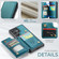 Samsung Galaxy S25 Ultra 5G CaseMe C22 Card Slots Holder RFID Anti-theft Phone Case - Green